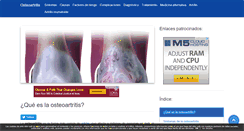 Desktop Screenshot of osteoartritis.net